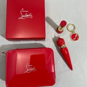 Christian louboutin Refillable velvet matte lipstick GIFT SET POUCH
